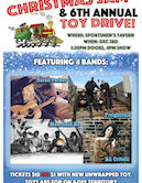 Freightrain’s Christmas Jam & 6th Annual Toy Drive w/Sarah Parker/Ali Critelli/Mom Said No $10/$5w/unwrapped toy 4pm